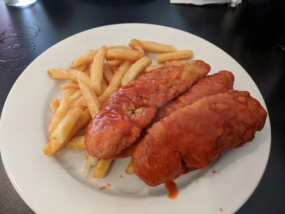 Buffalo Chicken Strip Basket of Fries